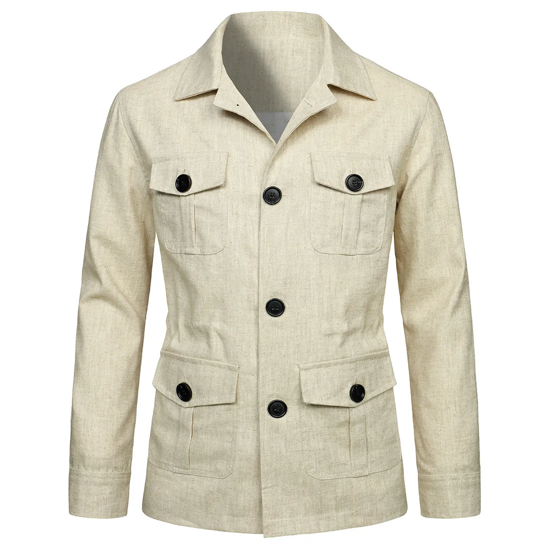 

Cargo Spring Outdoor 2023 Coat Jacket Streetwear Multi Jacket Work Jackets Men Outwear Linen Fashion Cotton Causal Pockets New