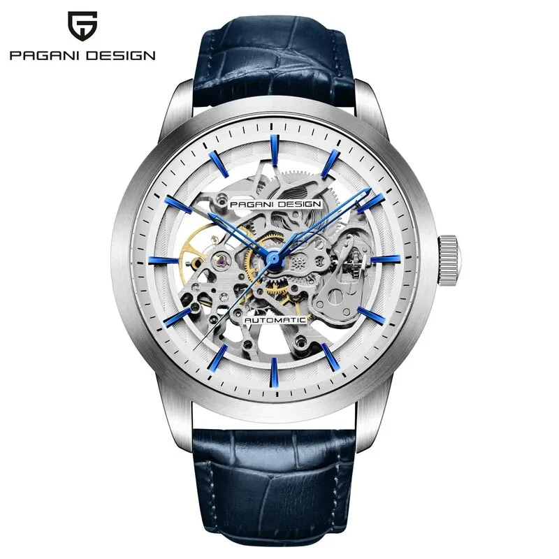 

Pagani Design 2023 New Hollow Dial Luxury Fashion Men's Mechanical Watch 3Bar Waterproof Movement Watch For Men Reloj Hombre