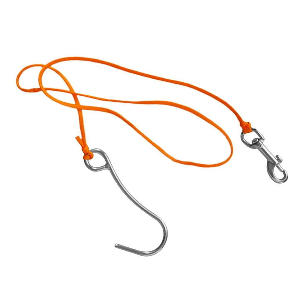 

High Quality Hot Sale Scuba Diving Equipment Hook Rope Scuba Diving Reef Drift Stainless Steel Clip For Diving