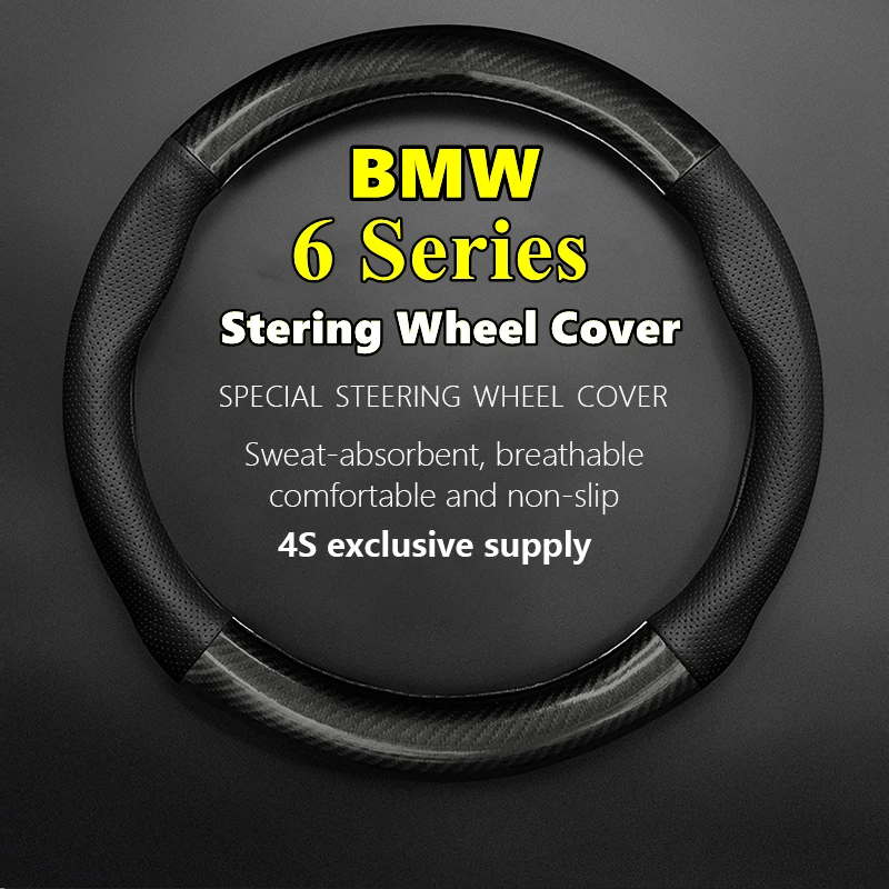 

Car PUleather For BMW 6 Series Steering Wheel Cover Leather 645Ci 630i 650i 640i 650i Xdrive Gran Coupe 2004 2006 2007 2011 2012