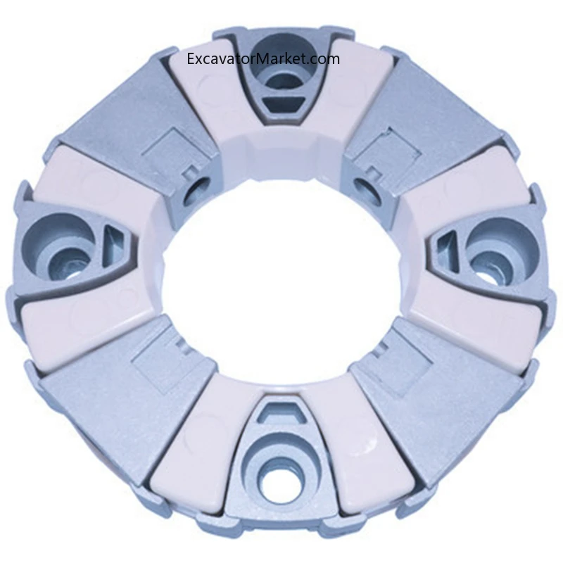 Соединение гидравлического насоса экскаватора резиновая муфта двигателя