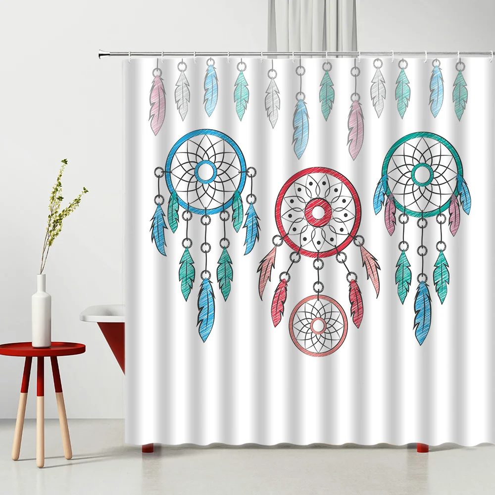 

Decoration Waterproof Polyester Fabric Household Items Cortinas De Dormitorio Shower Curtain Set