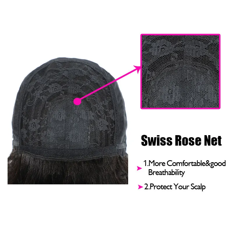 Human Hair Wig With Bangs Straight Hair Colored Ombre Honey Blonde Brazilian Hair Wig Full Machine Wigs For Women Non-Remy IJOY