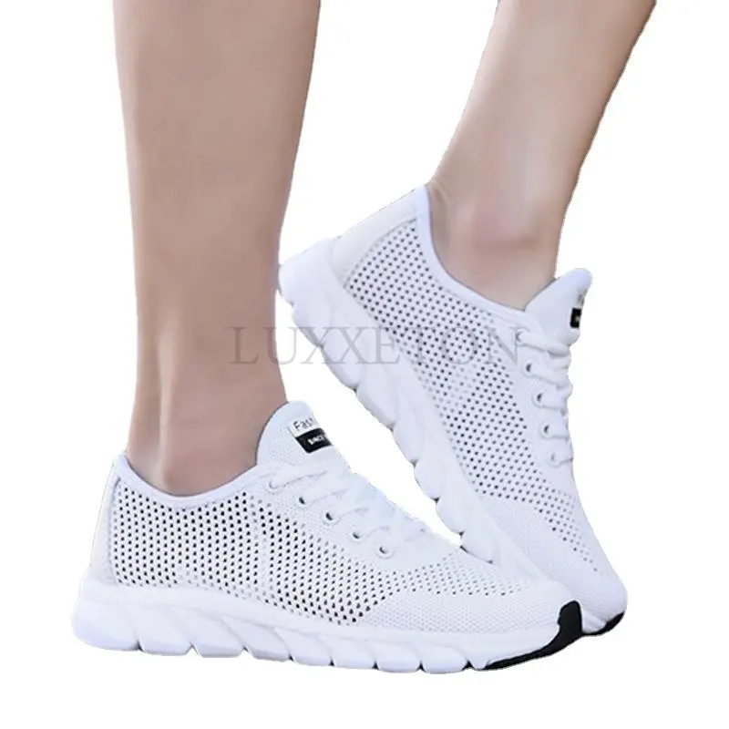 

Кроссовки женские на платформе, модная обувь на плоской подошве, 2020