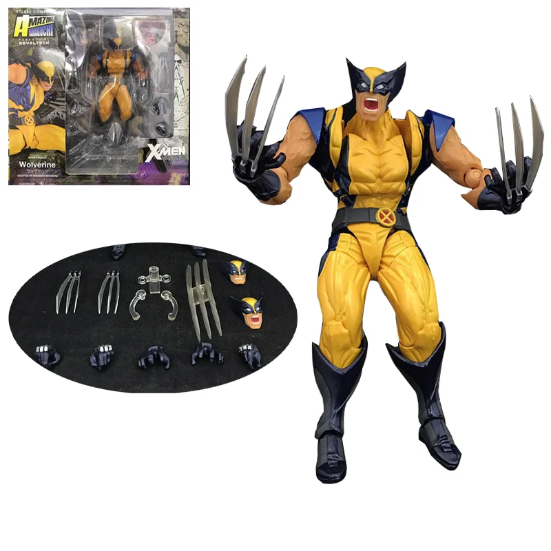 

X-MEN Wolverine James Howlett Logan Action Figure Anime Figure Model Kit Gift Toy Ornament Collection NEW 15CM For Children