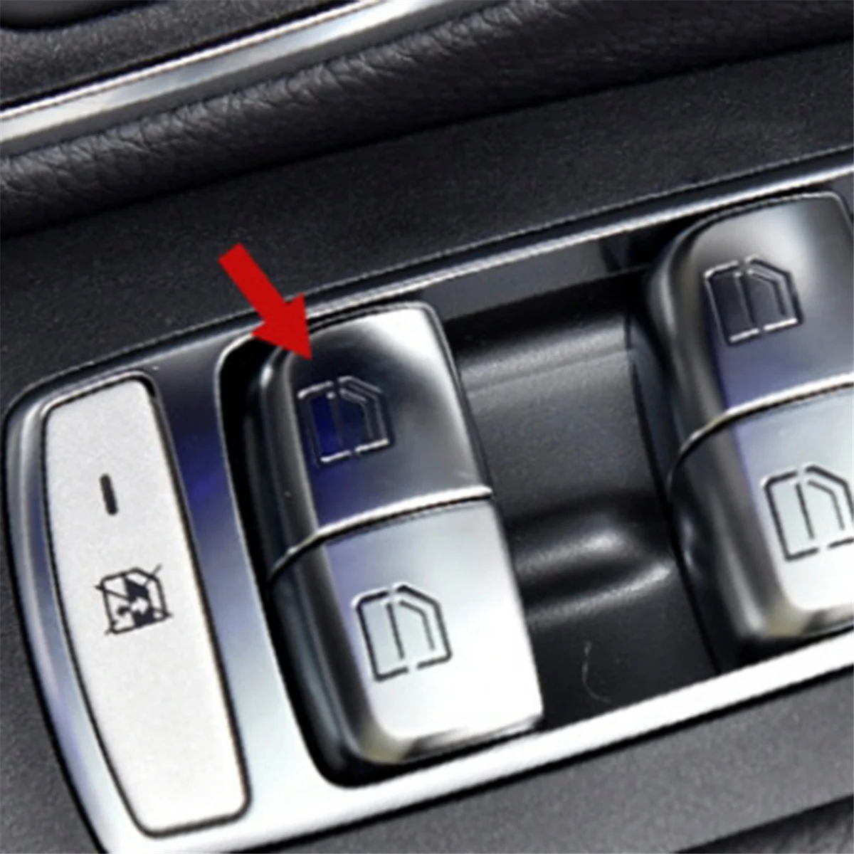 Крышка кнопки ремонта переключателя окна левой двери водителя 2059056811 Для Mercedes-Benz