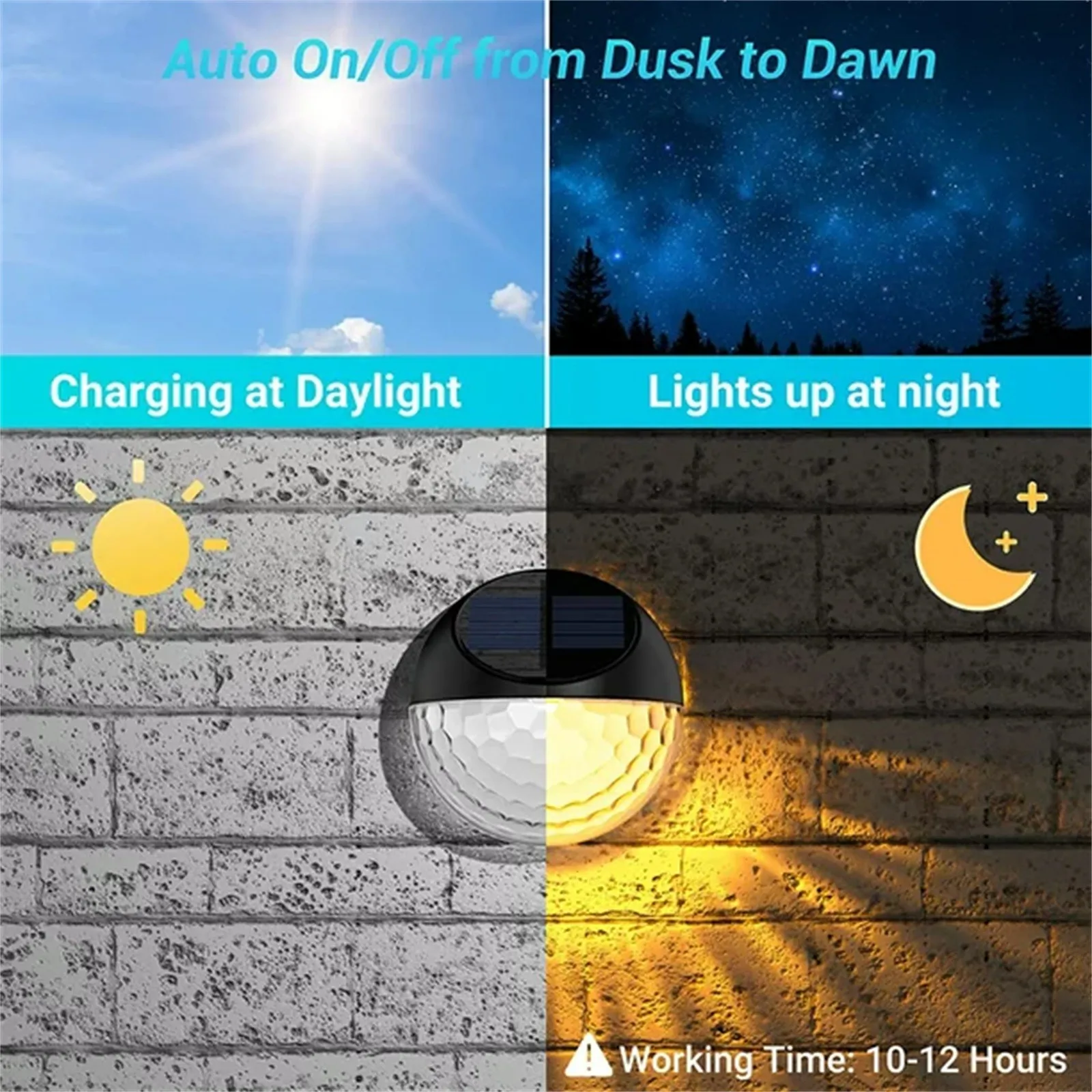 

2/4/8pcs Led Solar Fence Lights Outdoor Waterproof Wall Lights Corrugated Lights For Fence Terrace Garden Path Decorative Lights