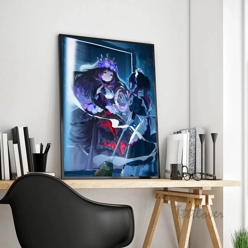 Аниме девушка Hololive Roboco плакаты наклейки декор для игровой комнаты подарки