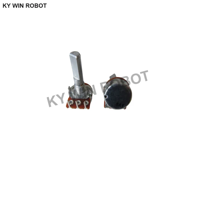 

2pcs/lots imported from Taiwan 16 type B10K single connection within the curved foot audiophile amplifier audio speaker volume p