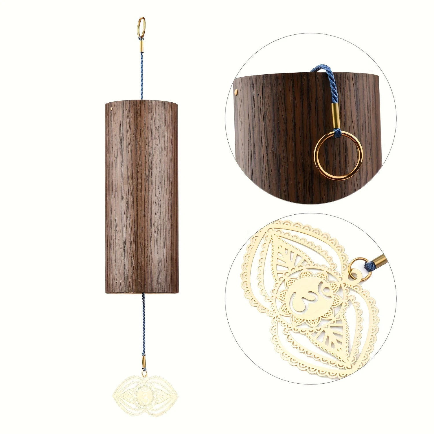 1PC Chord Wind Chime Singing Meditation Relaxation Handmade Bamboo |