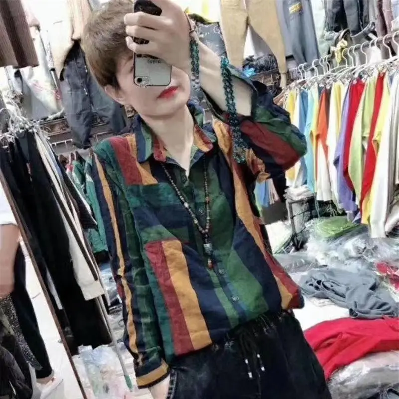 Товары 2024 весна-осень новая Корейская версия с длинным рукавом Повседневная