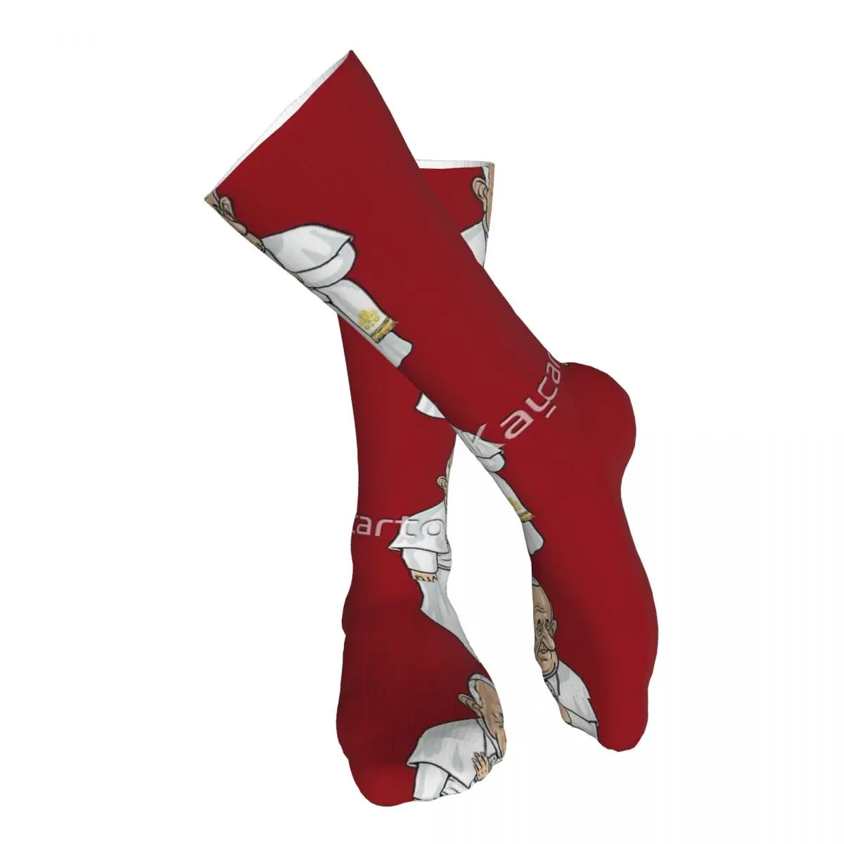

Pope Francis Adult Stockings Moisture absorbent For Daily Matching Thigh length Socks Customised Patterns