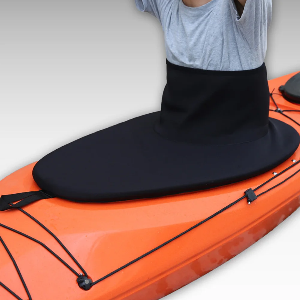 

Крышка юбки Каяка водонепроницаемый спрей SBR Неопреновая ткань для 90X52 см Каяка крыша палуба фартук юбка аксессуары для серфинга