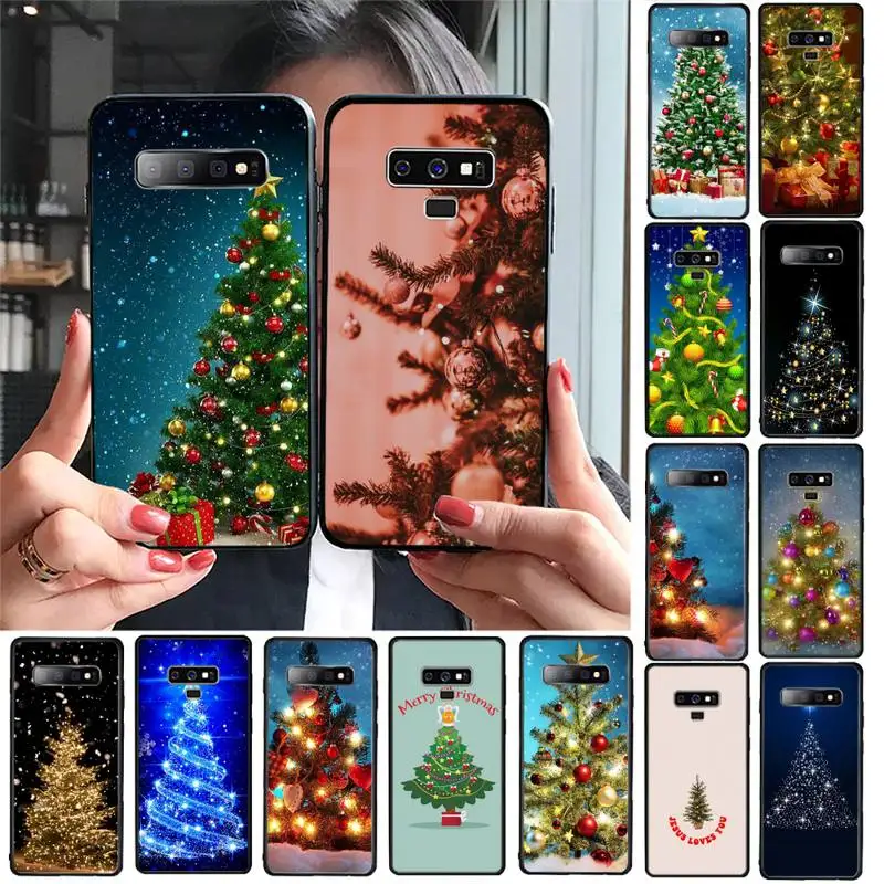 

TOPLBPCS Merry Christmas tree Phone Case For Samsung Galaxy S20 S10 Plus S10E S5 S6 S7edge S8 S9 S9Plus S10lite 2020