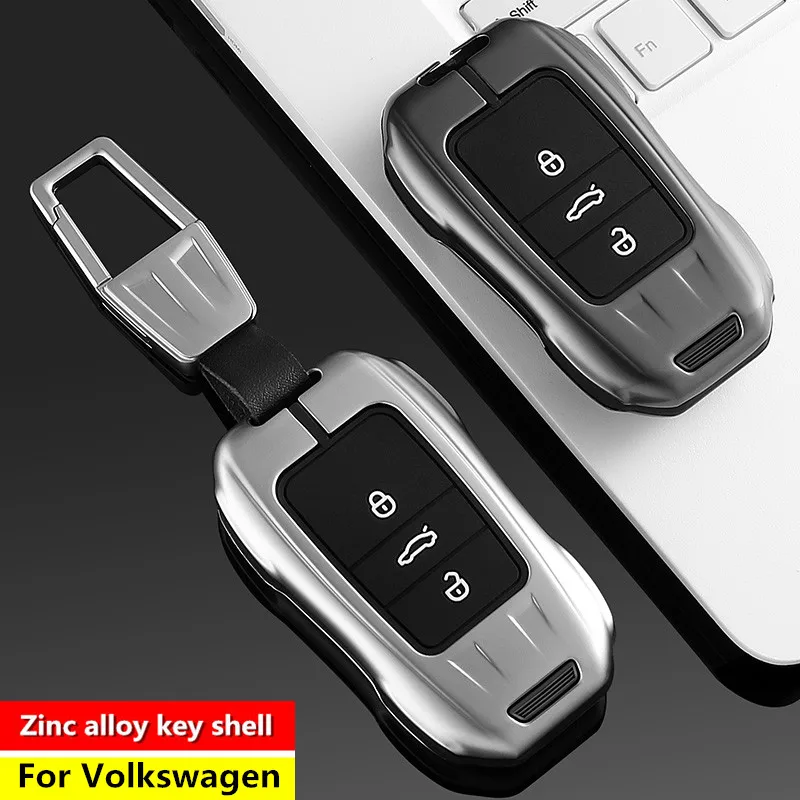 

Zinc Alloy Car Key Case Cover for Volkswagen VW Tiguan MK2 Magotan Passat B8 CC 2017 2018 for Skoda Superb A7 Car Accessories