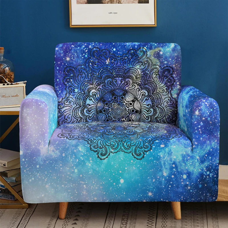 

1//2/3/4 Seat Slipcovers Dust Proof Elastic Sectional Sofa Cover 3D Digital Printing Universal Soft Couch Covers for Living Room