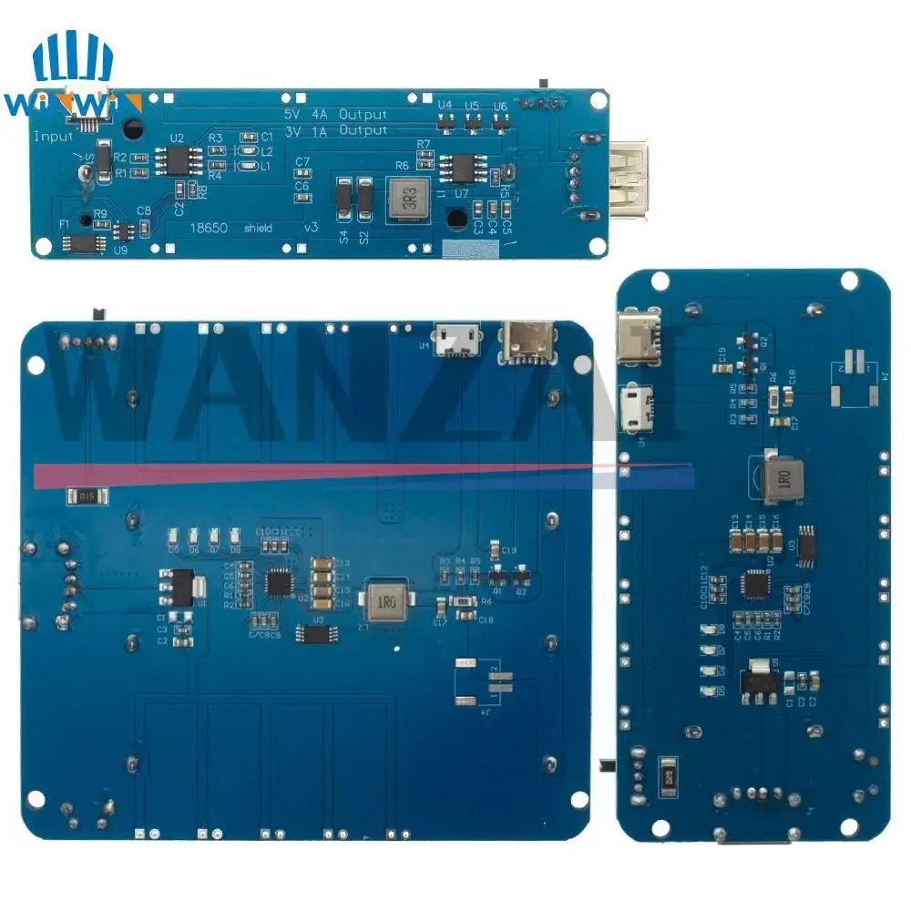 ESP32 для Wemos Raspberry Pi 18650 Защитная плата зарядки аккумулятора V3 Micro USB Type-A порт 0 5 А Arduino