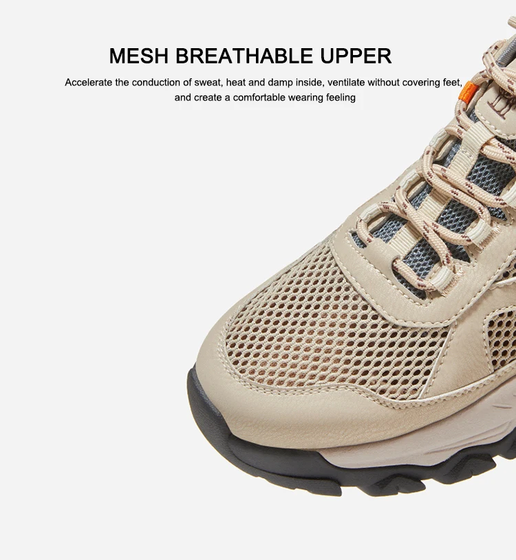 GOLDEN CAMEL Outdoor Hiking Shoes Non-slip Mesh Male Sneakers Lightweight Sports Running Shoes for Men 2023 Spring Breathable