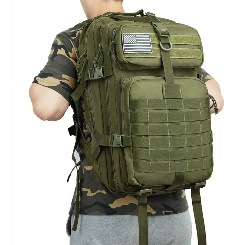 Нейлоновая водонепроницаемая сумка для походов рыбалки охоты 45 л 900D рюкзаки