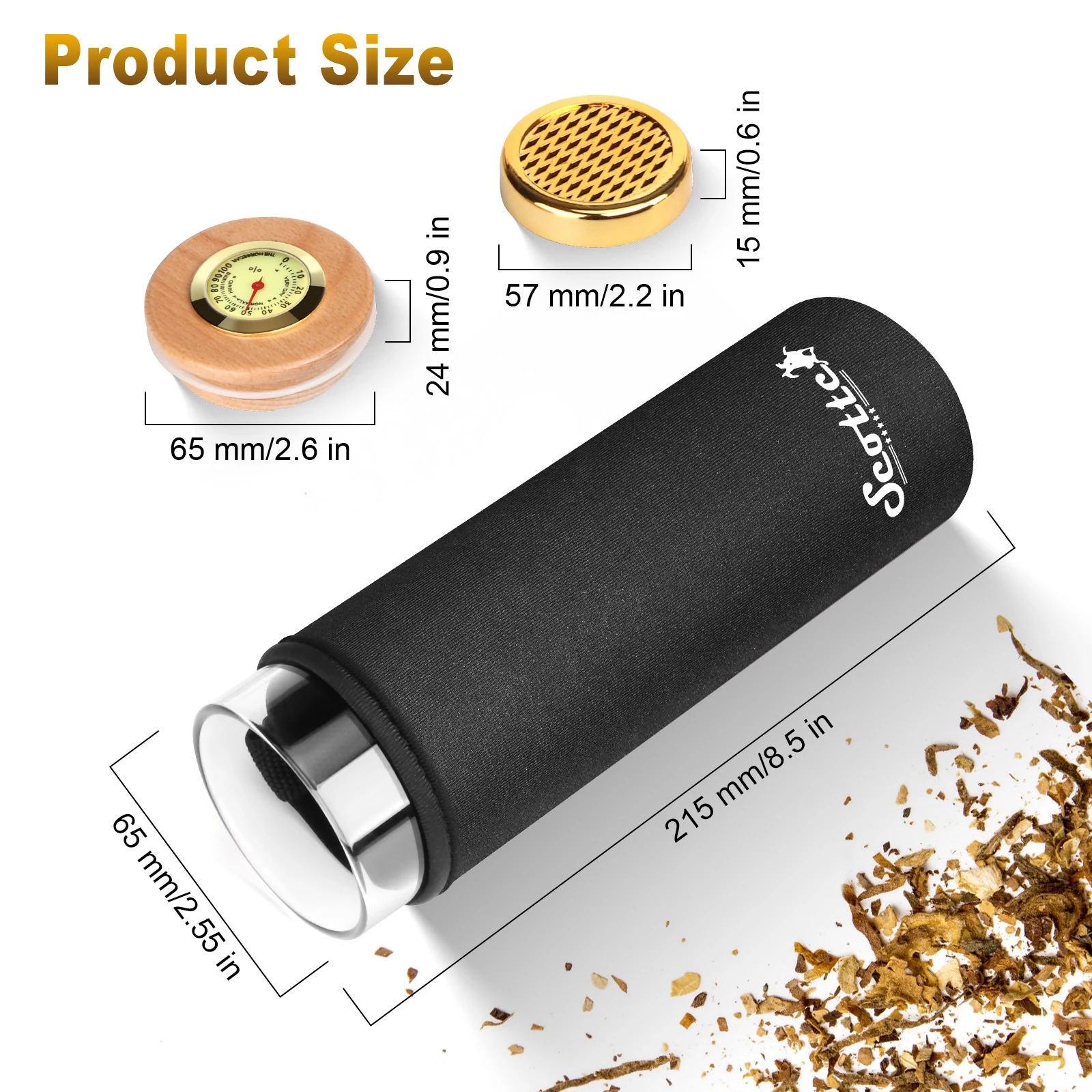 Чехол для хьюмидора Scotte подарочная коробка хьюмидор гигрометр увлажнитель