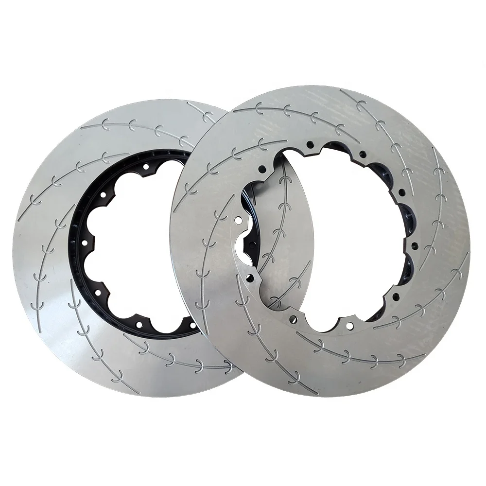 

380mm/390mm Customized Sports Car Slotted Safety Brake Disc For Nissan GTR R35 Brake Rotors