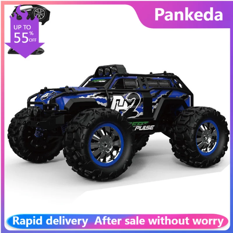 

1:18 35KM/H Or 40KM/H 4WD RC Car With LED Remote Control Cars High Speed Drift Monster Truck for Kids Toys Birthday present toy