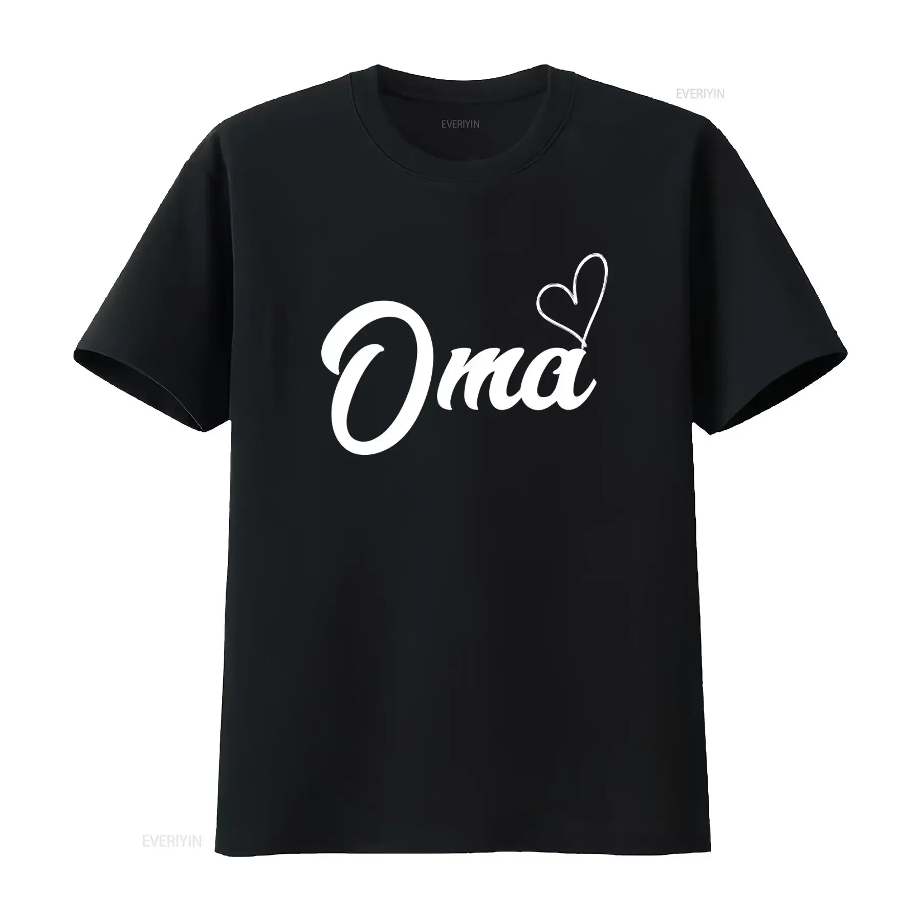 Фото Футболка Oma с забавным принтом для бабушек, ко Дню матери, новинка, к винтажной коллекции, с эффектом потертости, дизайнерская одежда, повседневная, универсальная №1