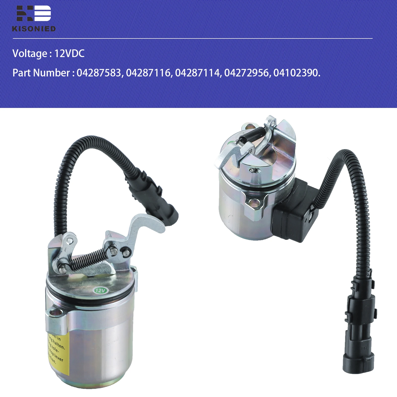 04287583 Соленоид отключения подачи топлива 12 В 04287116 04102390 Для двигателя Deutz 1011 2011