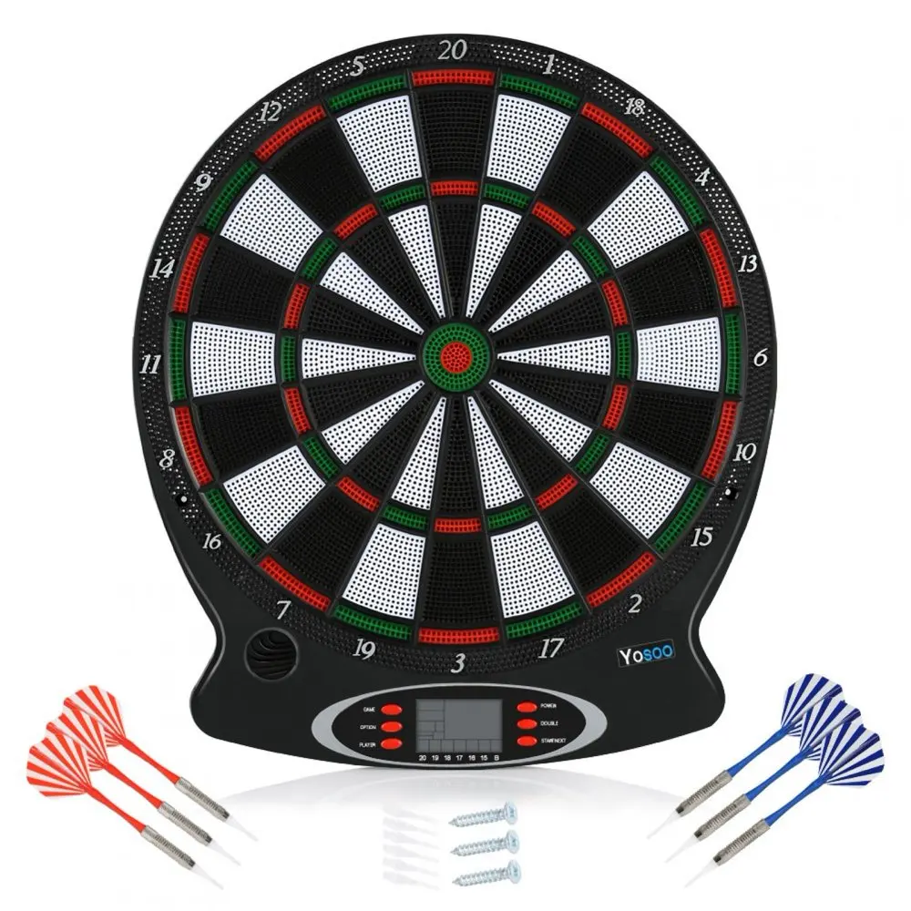 

Target, 1 Piece Professional Electronic Hanging Dartboard LCD Scoring Indicator With 6 Pieces Darts