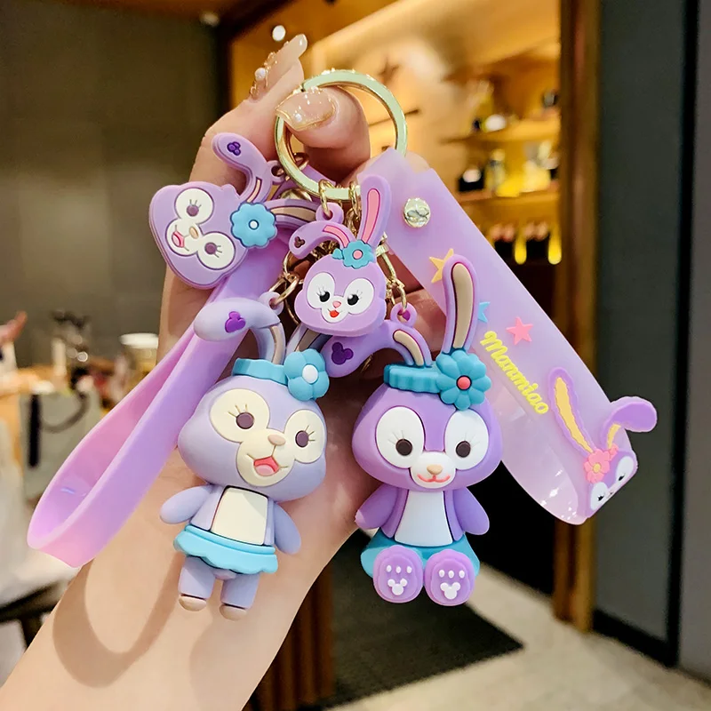 

Брелок для ключей Disney Stella Lou, брелок для ключей Минни, брелок для ключей, рюкзак, брелок для автомобиля, аксессуары для ключей