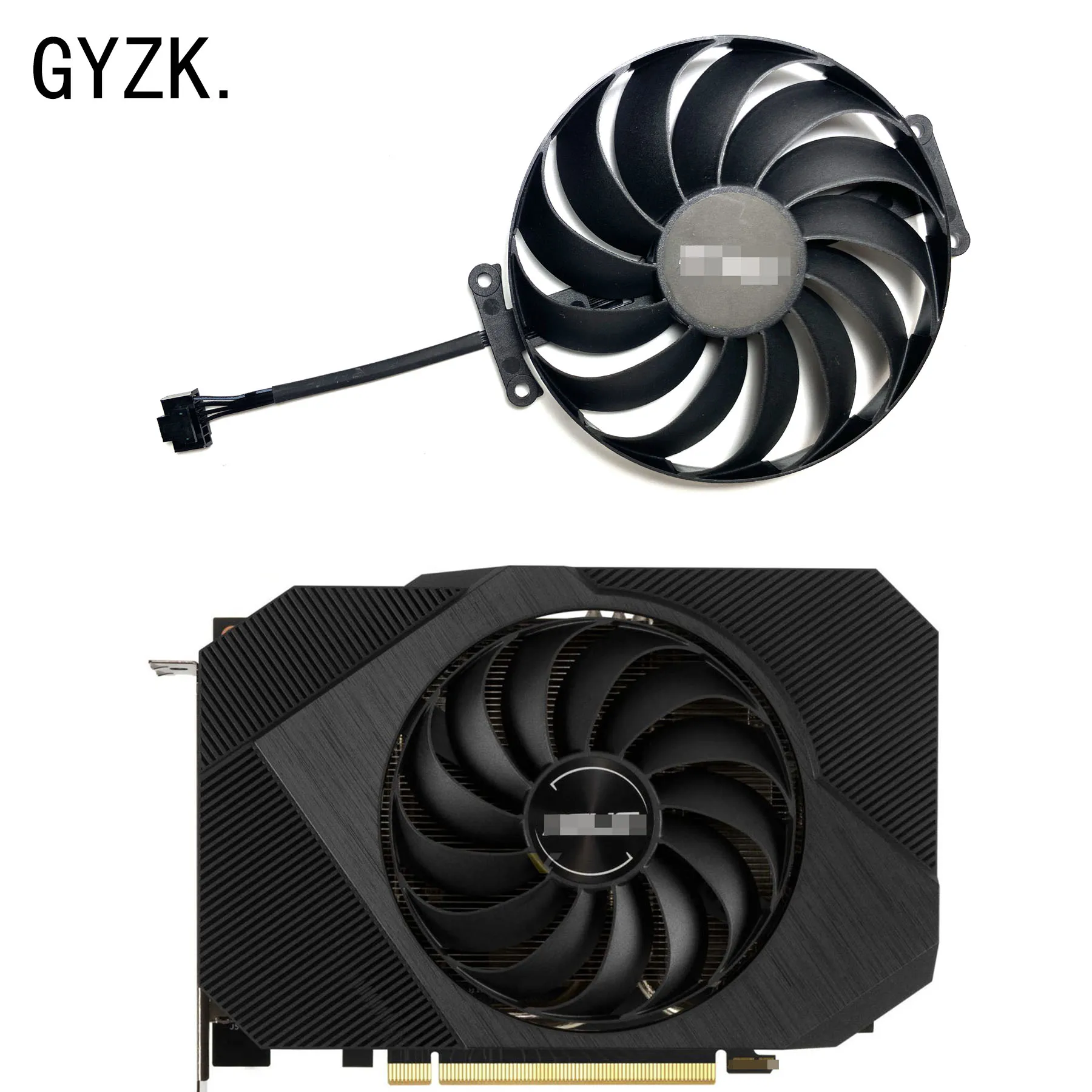 Новый сменный вентилятор для видеокарты ASUS GeForce RTX3050 3060 3060ti 12 Гб Феникс CF1010U12D