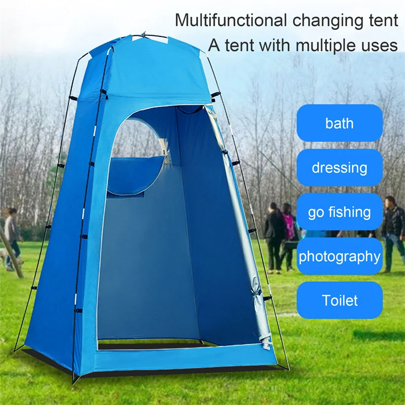 

Палатка для кемпинга и душа, уличная Туалетная палатка со съемным дном, портативная палатка