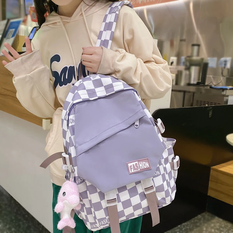 

JOYPESSIE Kawaii Girl Backpack Fashion Leisure Women Travel Bagpack Cute School Bag for Teenage Bookbag Femal Mochila Waterproof