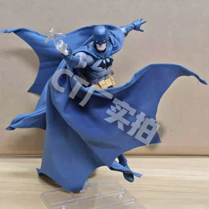 Фото В наличии Mafex105 Batman Ct Factory игрушки Синяя версия Черный Dc Летучая мышь Человек Аниме Фигурка Модель Статуя Игрушка Подарки №5