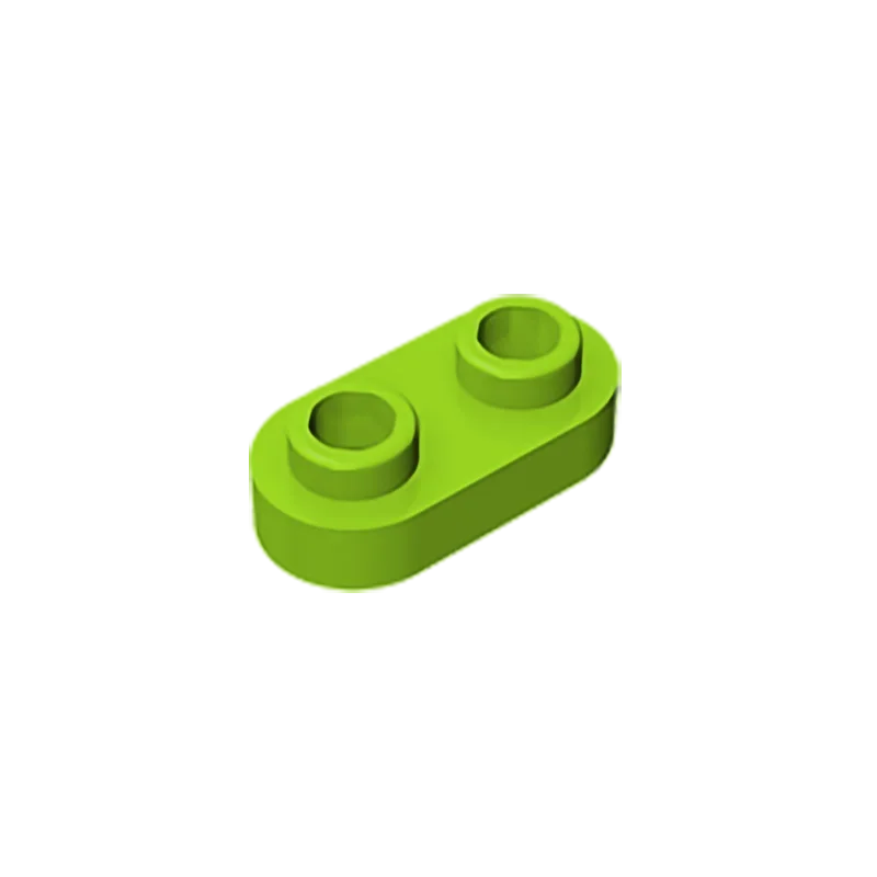 Фотопластина круглый 1x2 с двумя открытыми шпильками совместимый lego 35480 Детский