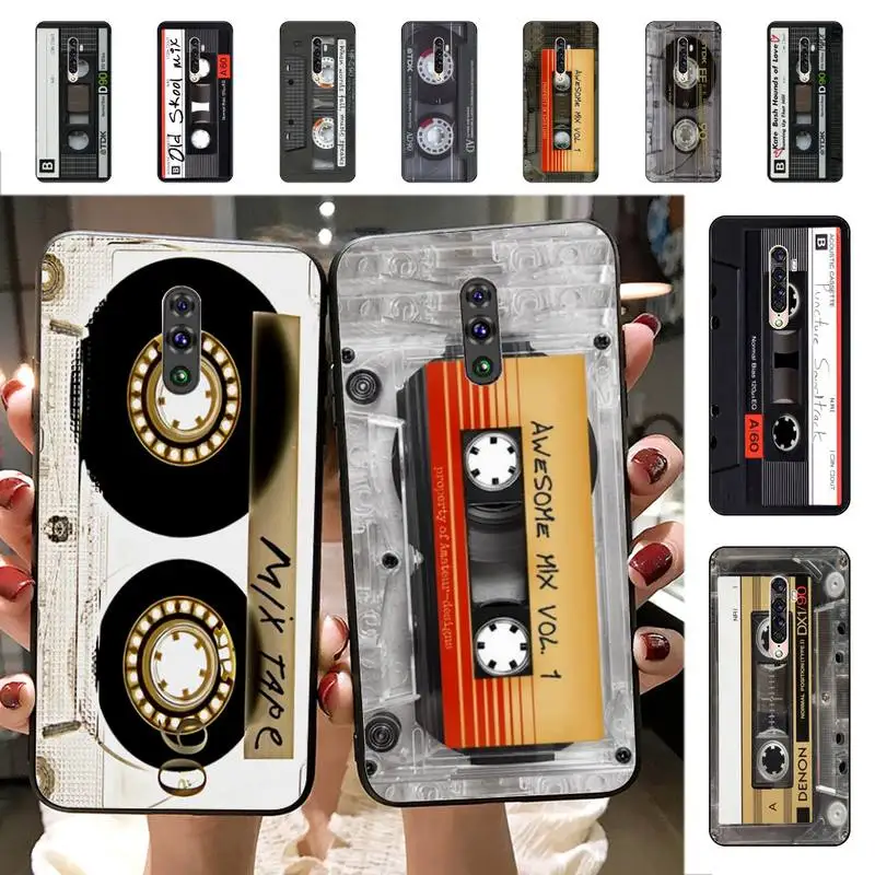 

Vintage Cassette tape Phone Case for Vivo Y91C Y11 17 19 17 67 81 Oppo A9 2020 Realme c3