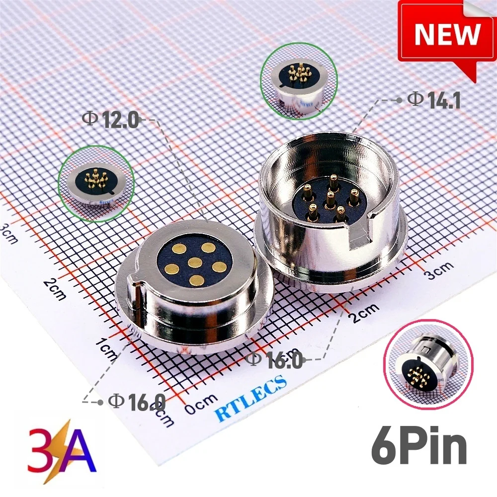 

Магнитный разъем POGO PIN RTLECS MG01xx-x