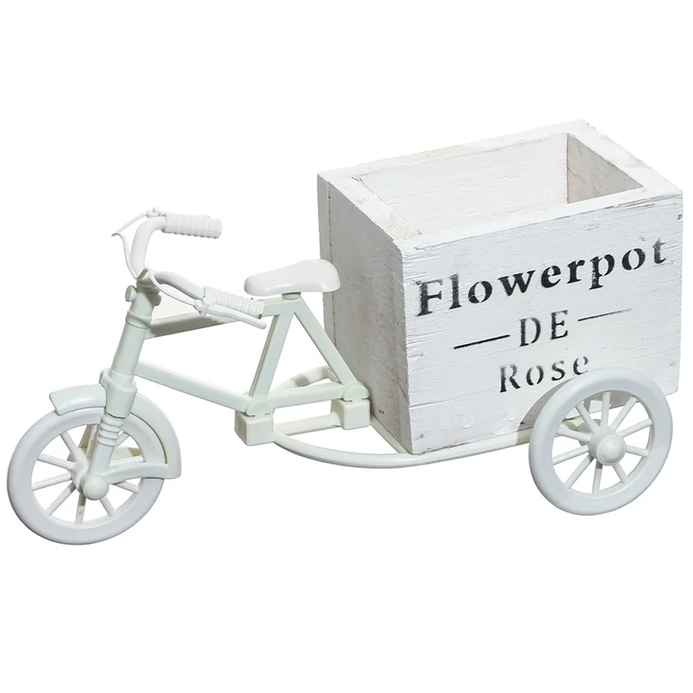 

Planter Flower Woodplanters Box Succulent Rustic Pot Garden Bikewindow Standrack Holder Artificial Flowers Wedding Floral Basket