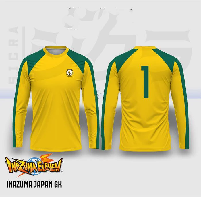 Аниме Inazuma Eleven Japan GK Football Jersey 3D Print Косплей Япония Национальная сборная Комплект Детские спортивные футболки с длинными рукавами Y2k Топы (art.: 3920d3dbfc97b) - 3920d3dbfc97b