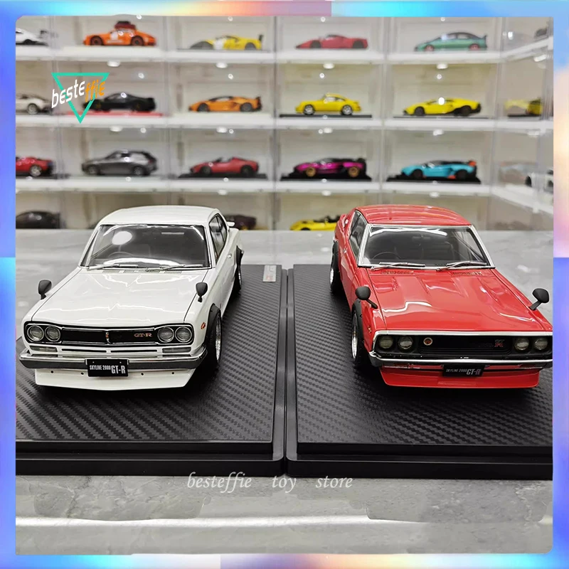 Модель автомобиля IG модель 1/18 Nissan Skyline gtr 2000 из сплава модели автомобилей