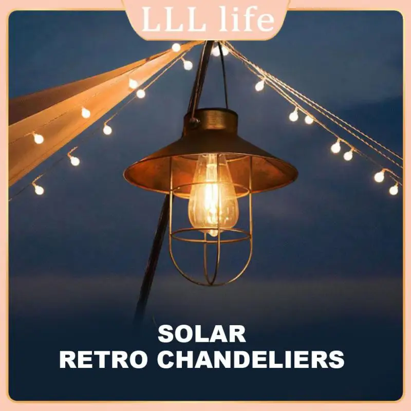 

Waterproof Night Light Solar Lamp Tent Chandelier Portable Solar Camping Lantern For Travel Camping Hiking Climbing Yard Light