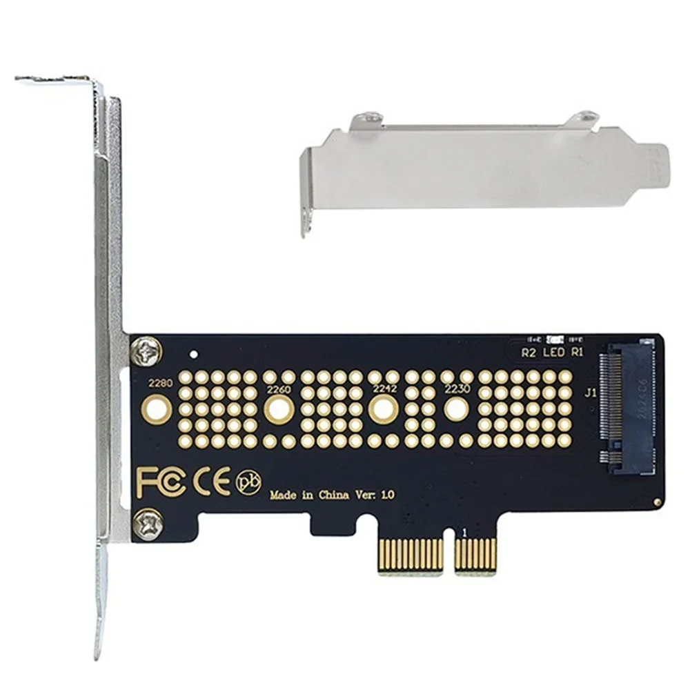 

1 шт., адаптер NVMe PCIe M.2 NGFF SSD на PCIe X1, карта PCIe X1 на M.2 с кронштейном