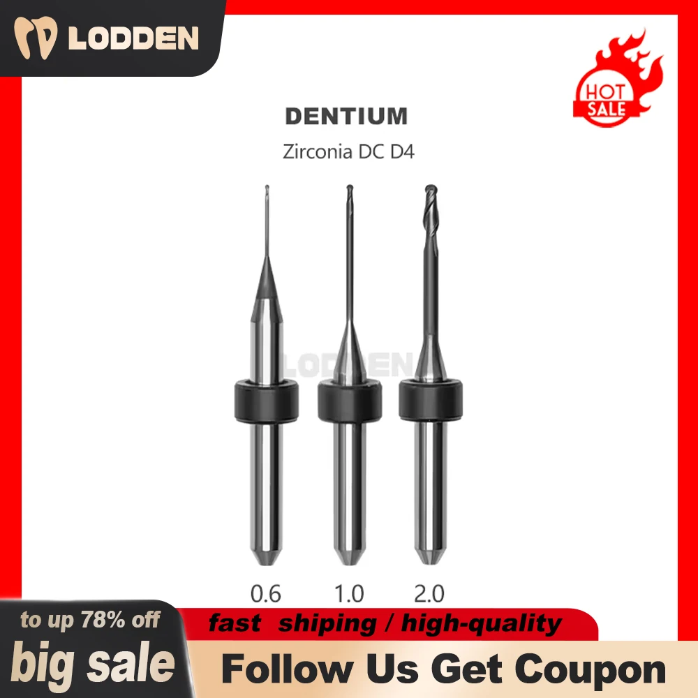 Стоматологические фрезерные боры Dentium для фрезерного сверла с алмазным