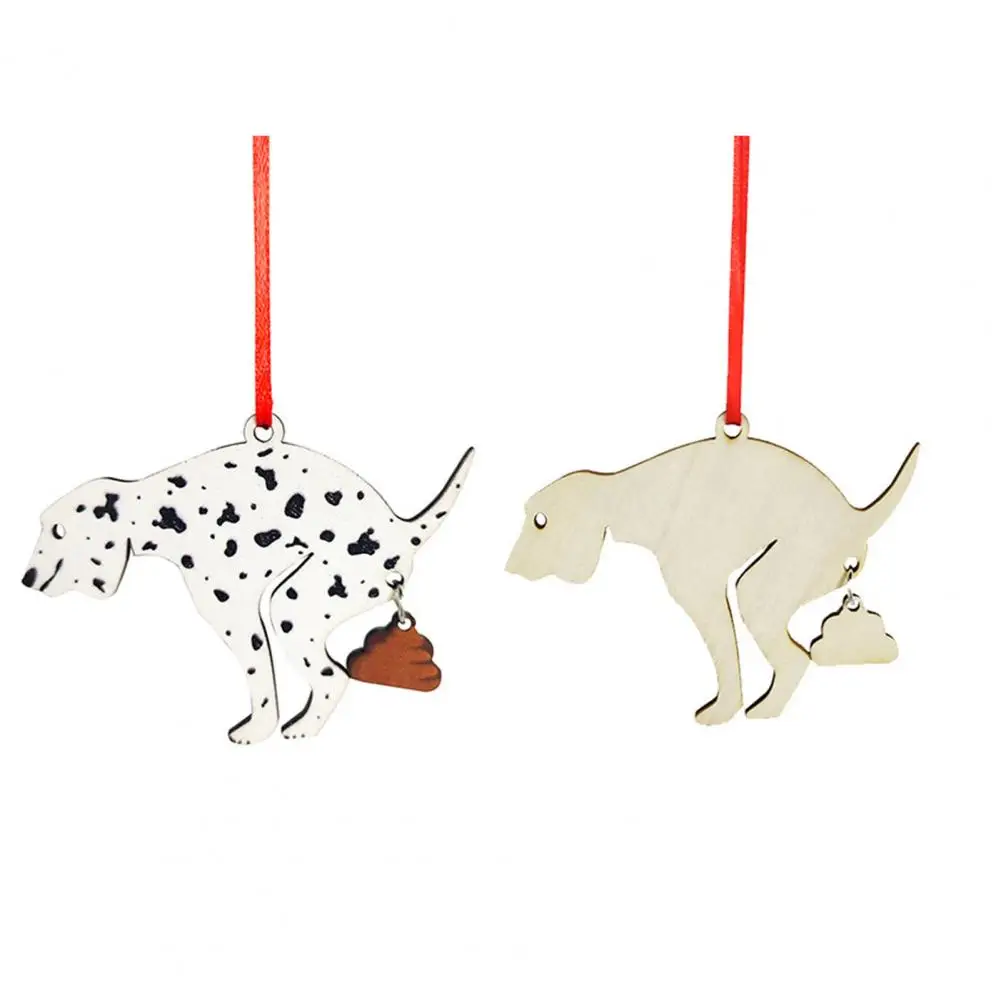 

Нежный веселый незабываемый кулон из натурального дерева с ремешком, 3 цвета, подвеска в виде собачки, привлекательный кулон для вечерние