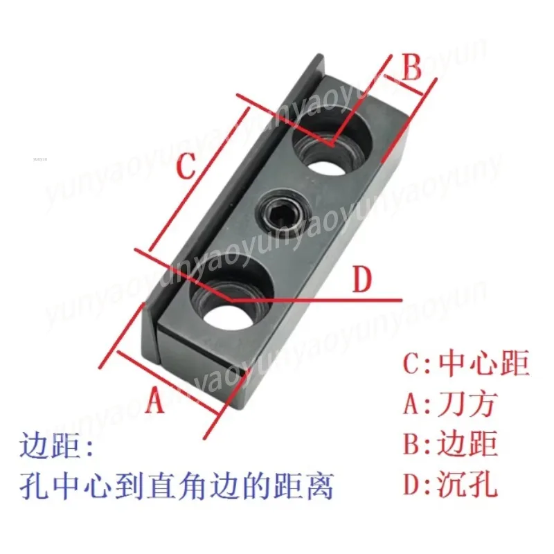 Фото Клиновой фиксатор и проставка для токарного станка с наклонной станиной, прецизионный фиксирующий блок для инструмента для обработки наружных диаметров №1