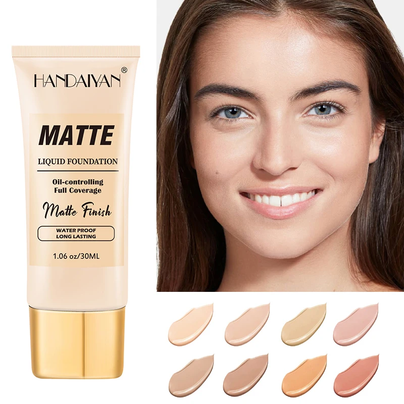 

Hot Sale New Matte Liquid Foundation Natural Moisturizing Long-lasting Hyaluronic Acid Face Concealer Beauty Cosmetics