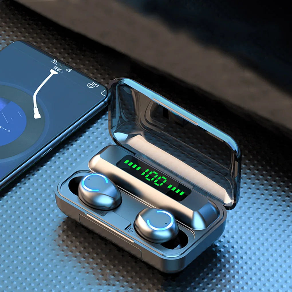 Беспроводные стереонаушники F9-9 TWS 5 0 Bluetooth-наушники-вкладыши гарнитура для