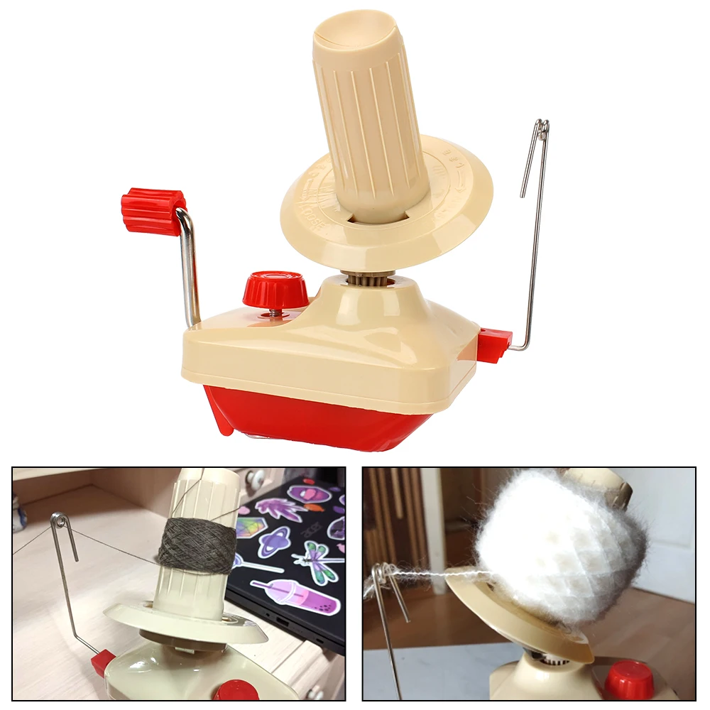Wool Hand Making String Ball Winder Machine Fiber Yarn Craft for DIY Sewing Kit Operated Holder | Дом и сад