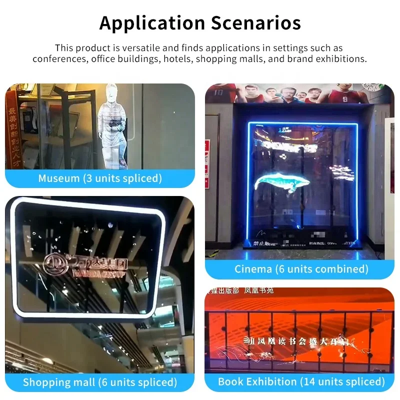 Простая установка Ventiladores Hologra Lelaki 3D Led Вентилятор Голограмма Реклама