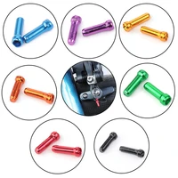 50 pcslot bicycle cable end caps aluminum alloy brake shifter inner cable tips crimps bicycles derailleur shift wire ferrules